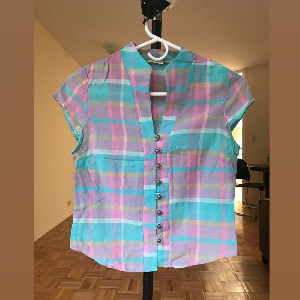 Short sleeve button down shirt